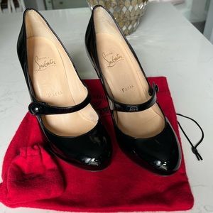 Christian Louboutin Patten leather heels